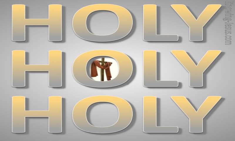 Revelation 4:8 Holy, Holy, Holy (yellow)